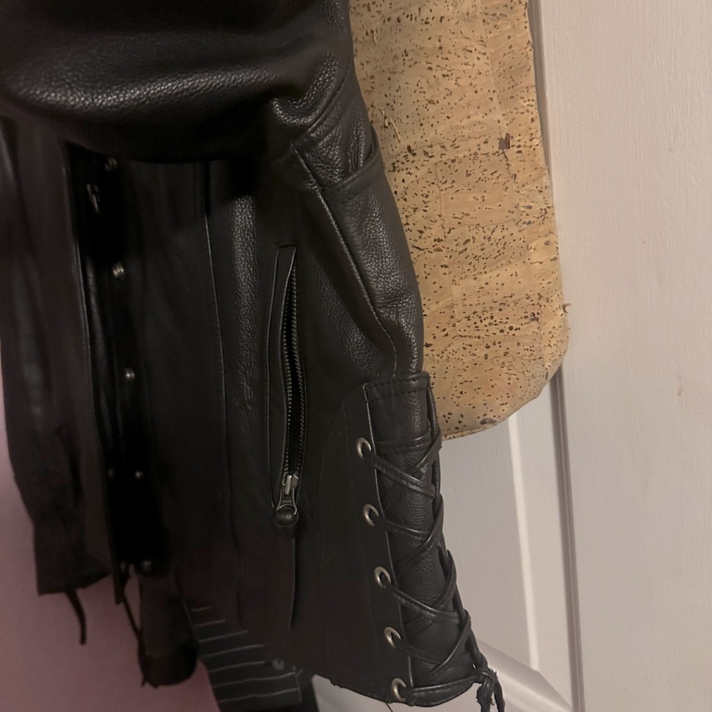 Womens leather jacket